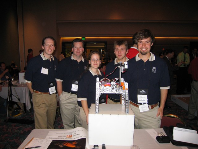 The team at the International Design Contest.