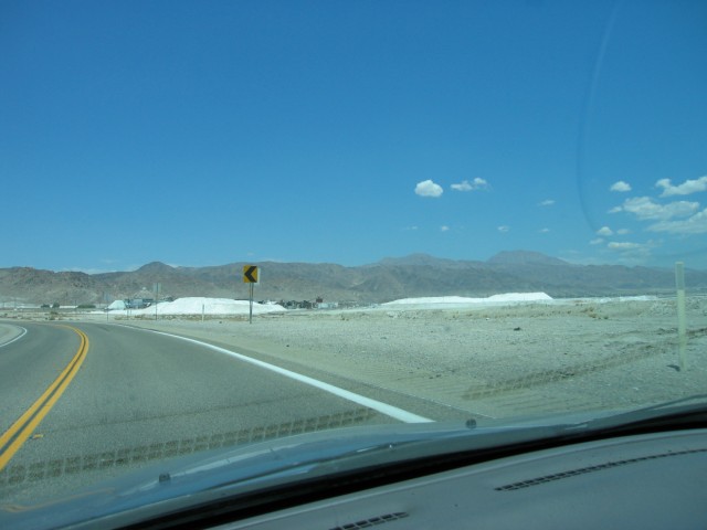 Coming into the town of Westend outside of Trona I happened upon a large mineral refining operation